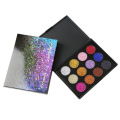 High Pigment 12 Colors Eyeshadow Palette Private Label Cosmetics Pressed Shimmer Glitter Eyeshadow